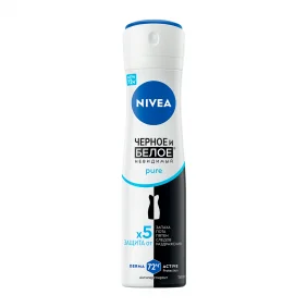 Nivea дезод. спрей Pure невид.защи150мл*