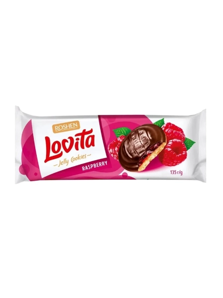 Roshen Lovita Jelly Cookies pechenyesi, 135 g — super narxda!