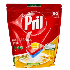Таблетки для посудомоечной машины Pril Экстра, 80 шт