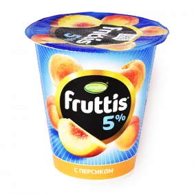 Йогурт Fruttis слив,лаком,персик5% 290г