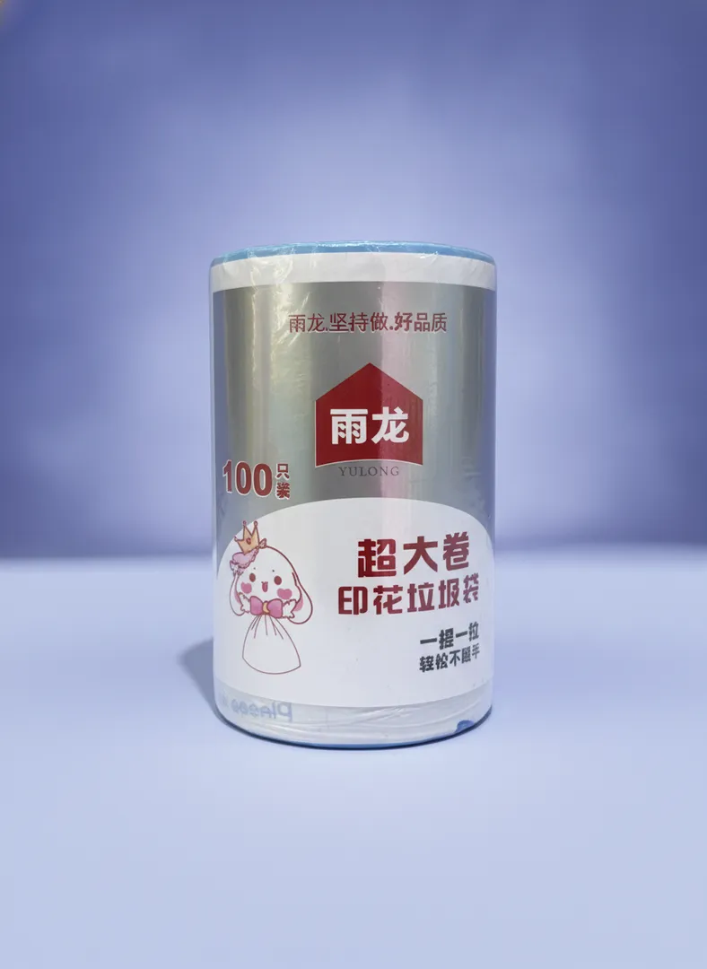 Рулон больших мусорных пакетов Yulong 100 шт.