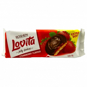Печенье Lovita клубника 135г